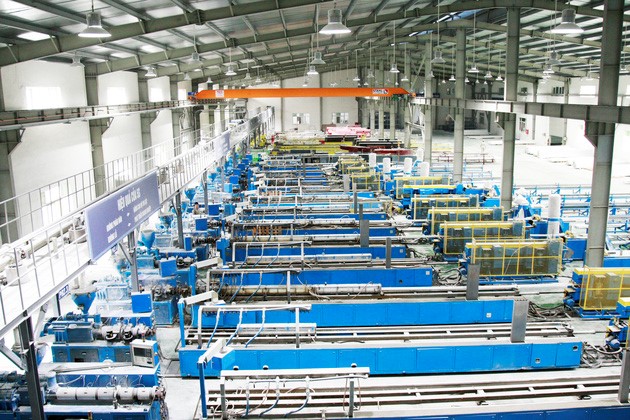 Dây chuyền sản xuất hiện đại của Nhà máy Nhựa Đông Á