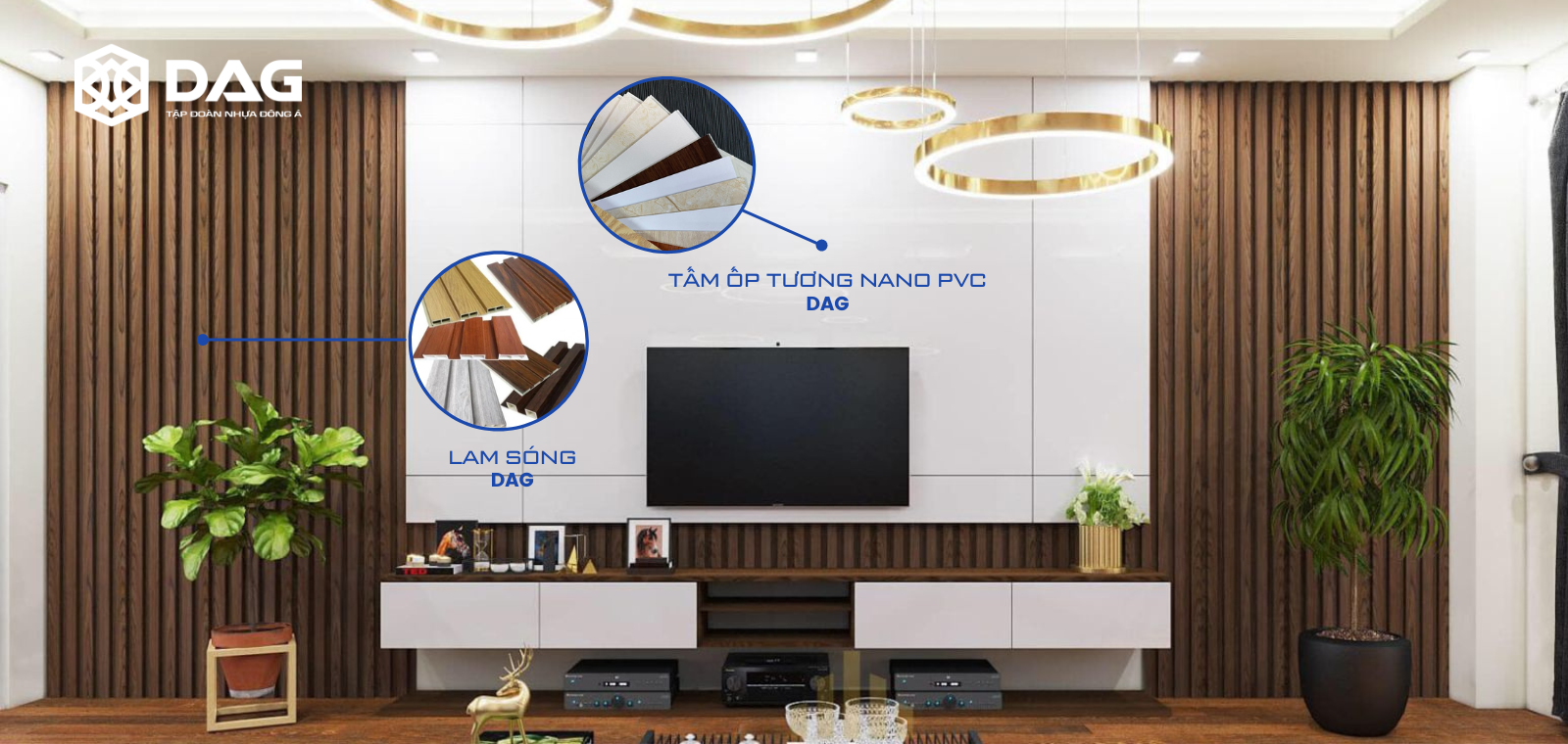 tấm ốp tường lam sóng